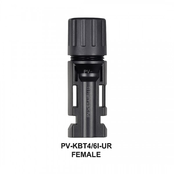 Σύνδεσμος ΘΗΛΥΚΟΣ PV-KBT4/6I-UR | Για καλώδιο 4 mm² | Ø 5–6 mm | Για φωτοβολταϊκά συστήματα