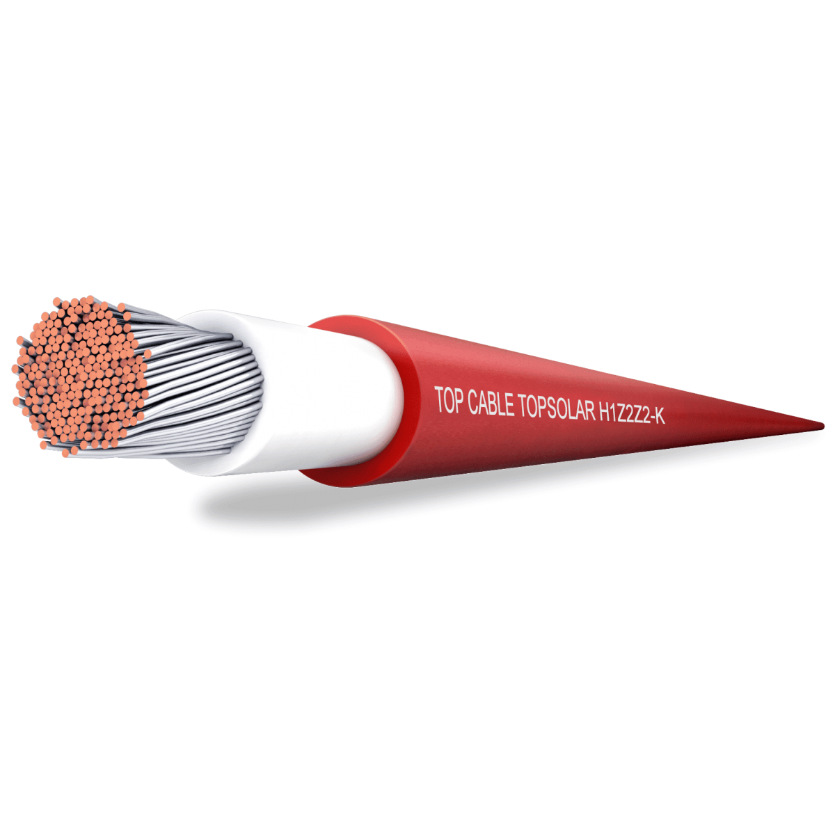 TOPSOLAR PV H1Z2Z2-K 1500V 1×4 RED R500/Overall Diameter 5.30+/- 0,15 TOPSOLAR PV H1Z2Z2-K 1500V 1×4 RED R500/Overall Diameter 5.30+/- 0,15