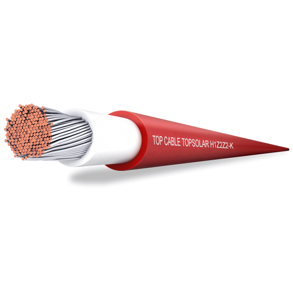 TOPSOLAR PV H1Z2Z2-K 1500V 1×4 RED R500/Overall Diameter 5.30+/- 0,15