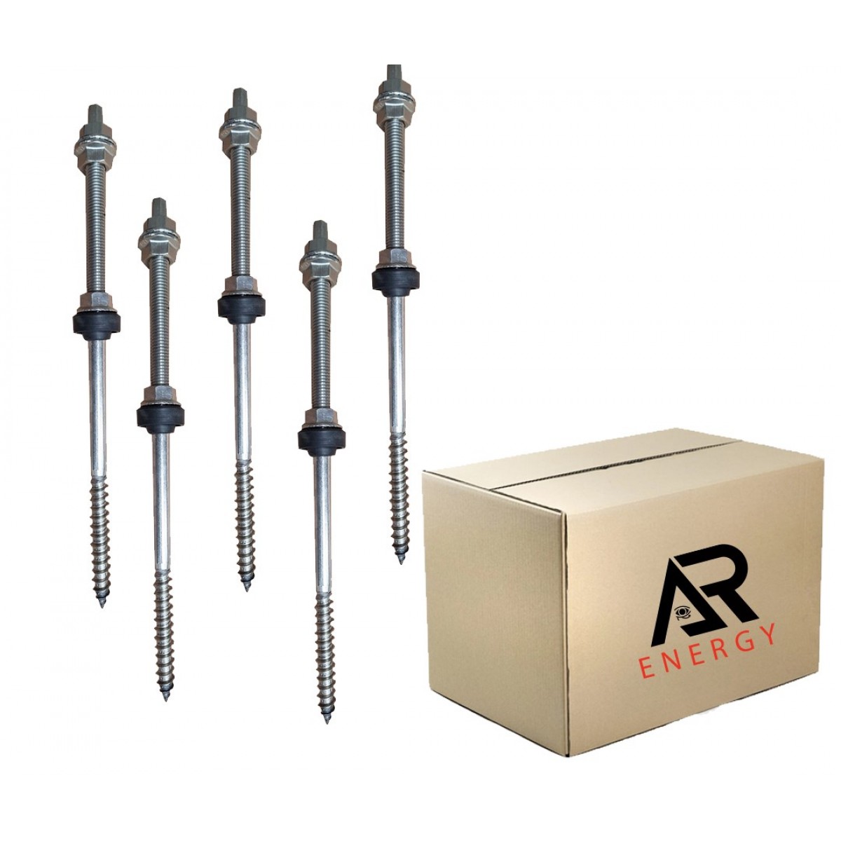 Συσκευασία 50 τεμαχίων – Βίδα A2 Inox M 10×250 DIN 6923+1 EPDM Συσκευασία 50 τεμαχίων – Βίδα A2 Inox M 10×250 DIN 6923+1 EPDM